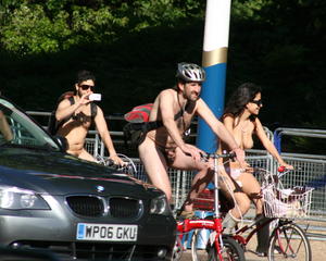 International Naked Bike Ride Day 2013 London