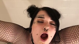 Tied Fat Slut Tied To Shower Pissed On